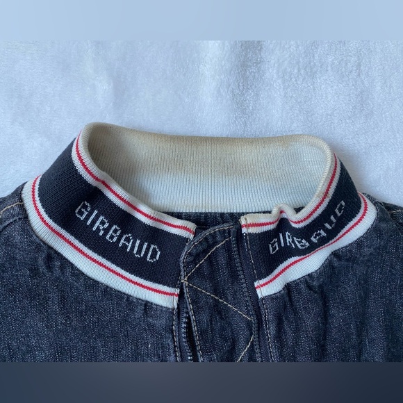 Vintage 80s 90s Marithe Francois Girbaud Dark Wash Zip Up Jean Jacket - Picture 3 of 10